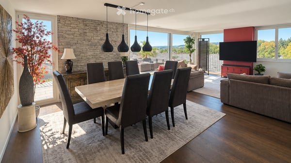 240 m² Attika-Maisonette mit Alpenblick, drei Terrassen und Whirlpool 3