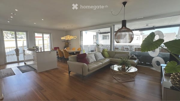 Exklusive lichtdurchflutete 4.5 Zimmer-Wohnung im Grünen und schnelle Verbindung nach Zürich