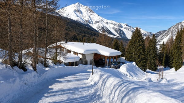 Beeindruckende Villa mit atemberaubendem Bergpanorama in Tschierv, Graubünden - Zweitwohnsitz 4