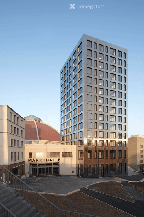 Helle 1-Zimmer-Wohnung im 11. OG mit Panoramablick – Basel 4051 4