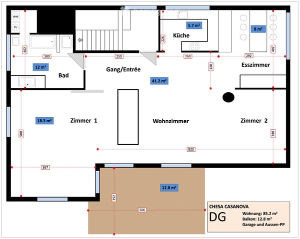 Exklusive Loft über den Dächern von St. Moritz 24