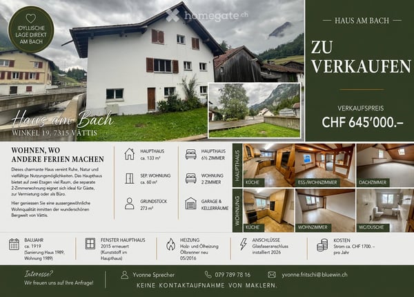 Einfamilienhaus mit einer sepr. 2 Zimmer-Wohnung 1