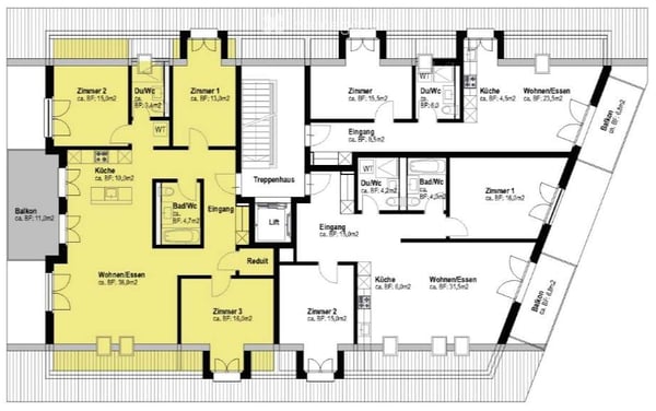 Grosszügige 4.5-Zimmer-Dachwohnung mit Balkon in Oberweningen 8