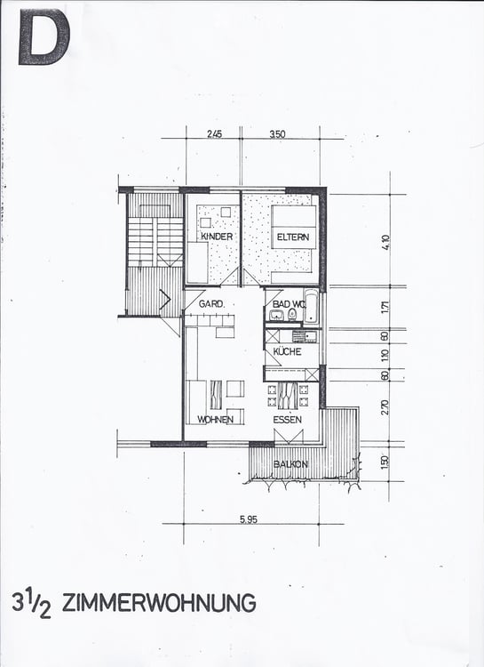 Gepflegte 3.5-Zimmer-Wohnung mit Balkon 7