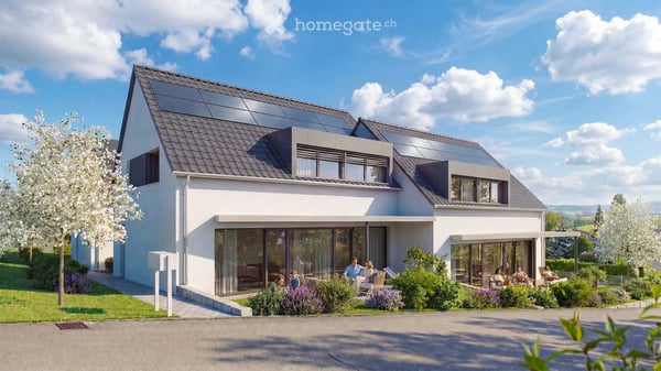 Doppeleinfamilienhaus Hangstrasse 2a + 2c, Boswil inkl. Parkplätze