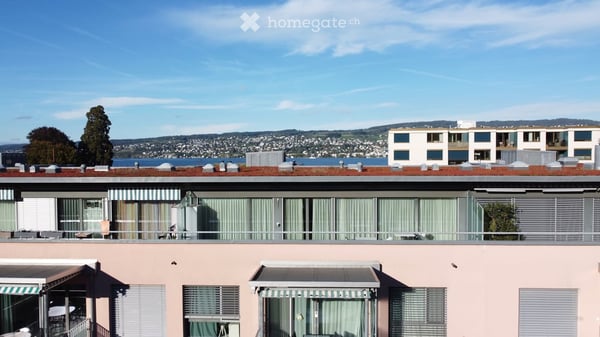 Bright 3.5-Room Furnished Apartment with Lake Views in Horgen – Seestrasse 124A 49