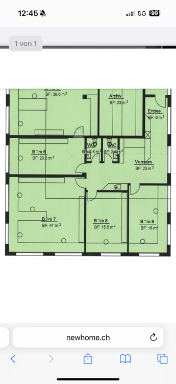 Helle 3.5-Zimmer Bürofläche an guter Lage in Weinfelden 2
