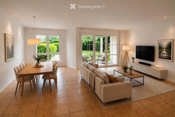 Ruhige 2.5 Zimmer Gartenwohnung in Binz/Maur: Wohnen zwischen Stadt und Natur