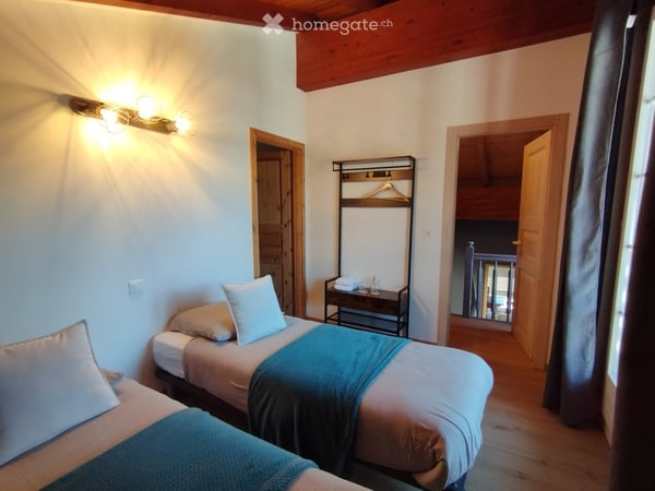 à Baar-Nendaz,4 min de Sion, appartement de standing- 180m2- 4 suites privatives & 2 terrasses 7