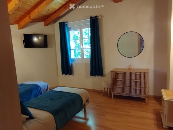 à Baar-Nendaz,4 min de Sion, appartement de standing- 180m2- 4 suites privatives & 2 terrasses 6