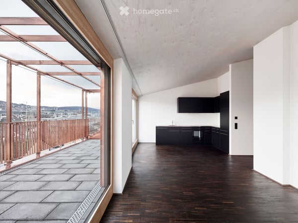 Moderne 2.5-Zimmer-Terrassenwohnung im 6. OG – Zürich 8004
