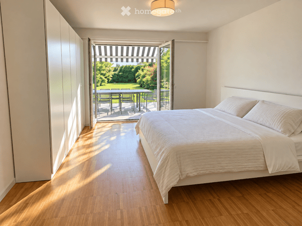 4-Zimmer-Wohnung im Grünen mit Garten in Küsnacht, Untermiete 18 Monate