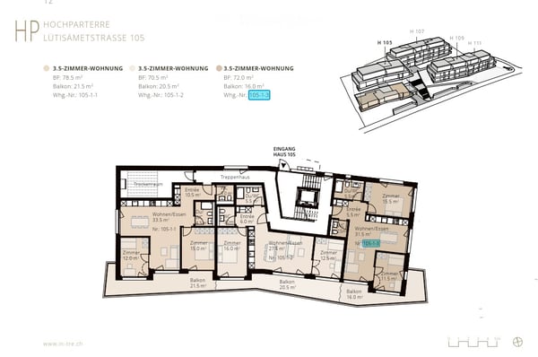 Moderne 3.5-Zimmer-Wohnung mit Balkon in Meilen – ab 1. November 2026 verfügbar 11