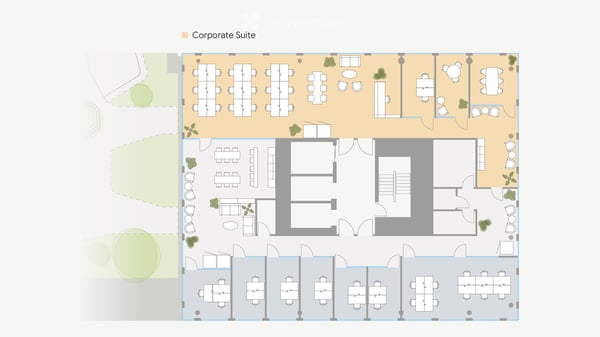 Repräsentative Büro-Suite im 11. Stock mit Aussicht, 195 m², Genf Pont-Rouge – bezugsbereit ab 2027 6