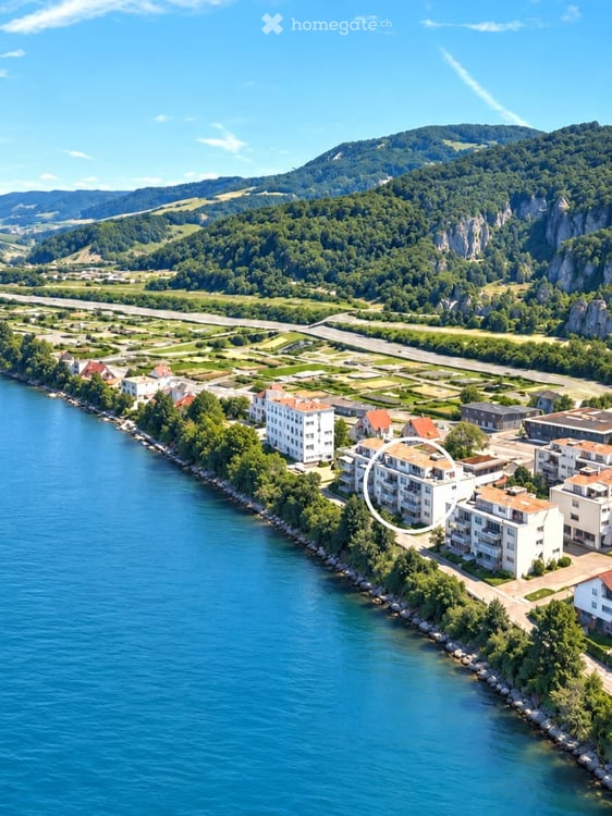 Wohnen mit Rheinblick: Helle 3.5-Zimmer-Wohnung mit grossem Balkon 2