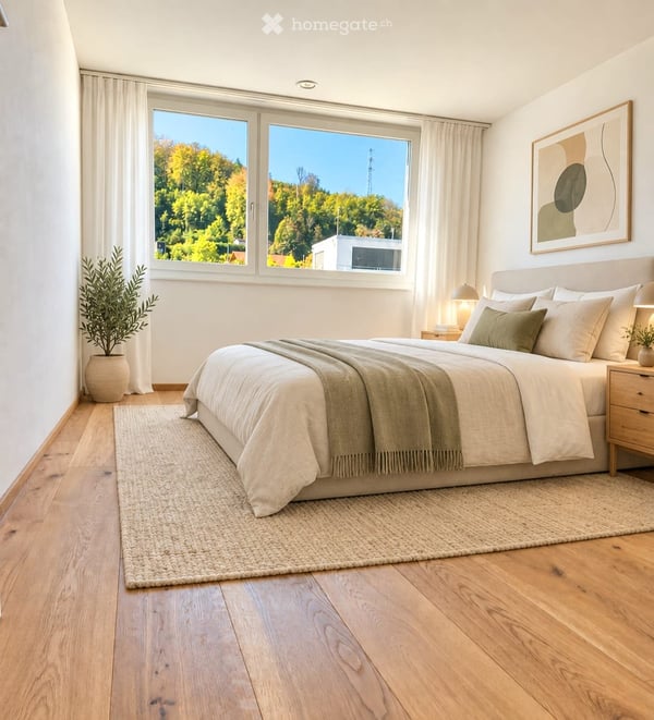 Wohnen mit Rheinblick: Helle 3.5-Zimmer-Wohnung mit grossem Balkon 5
