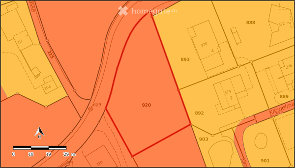 Attraktives Bauland in Aesch LU – Parzellen Nr. 891 & 920, Klingelmattstrasse 16