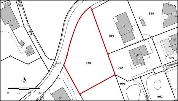 Attraktives Bauland in Aesch LU – Parzellen Nr. 891 & 920, Klingelmattstrasse 14