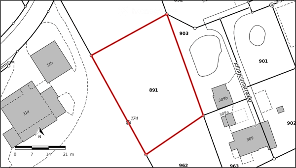 Attraktives Bauland in Aesch LU – Parzellen Nr. 891 & 920, Klingelmattstrasse 11