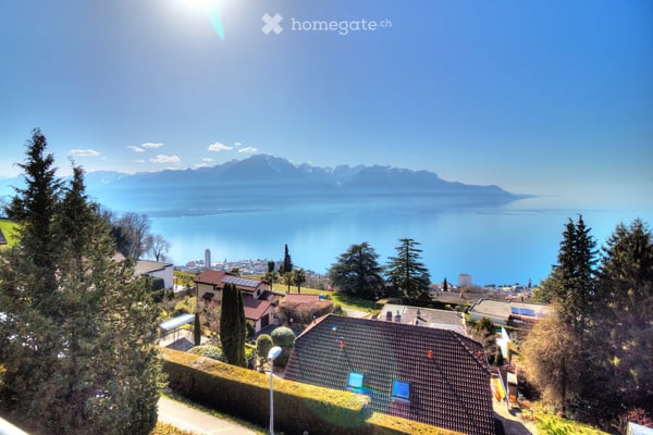 Villa Individuelle avec Vue Panoramique sur le Lac et les Alpes