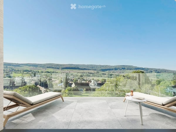 Neue, helle 4/5 Zimmer Wohnung mit 42 m² Balkon und fantastischer Weitsicht