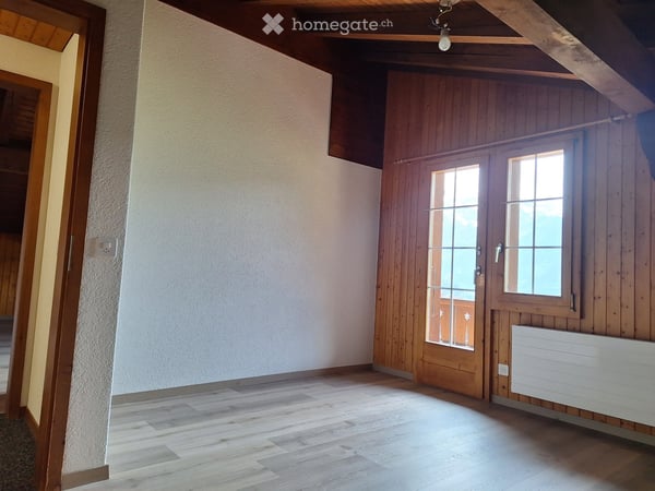 3-Zimmer-Dachwohnung mit atemberaubendem Bergblick in Lenk 5
