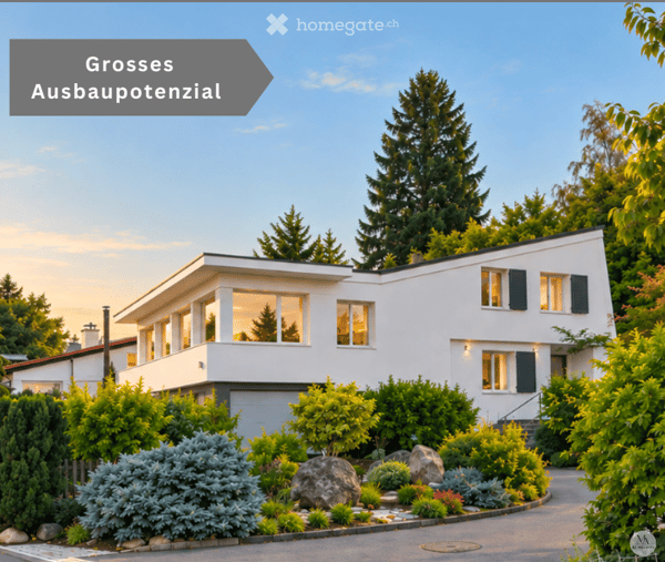 Freistehendes Einfamilienhaus mit grossem Ausbaupotenzial