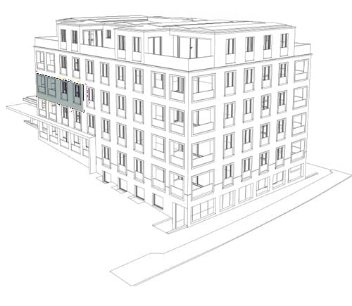 2.5 Zimmer-Neubau-Eigentums-Wohnung an der Seestrasse 23 in 8820 Wädenswil 4