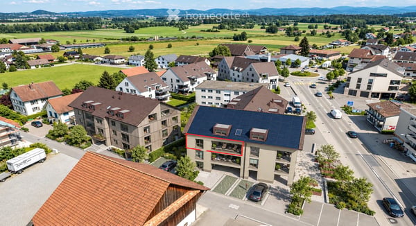 Wohnen mit Stil – hochwertige 2.5-Zimmer-Neubauwohnung in Boswil