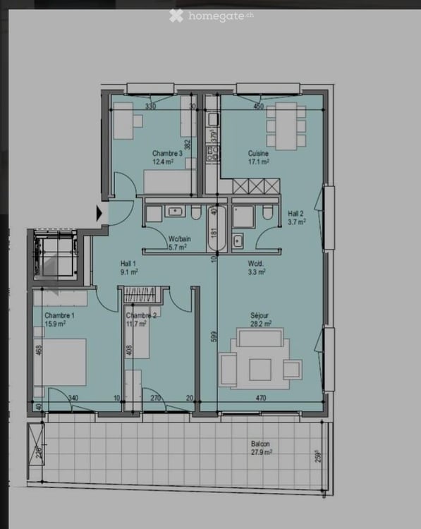 Appartement à Neyruz FR 5