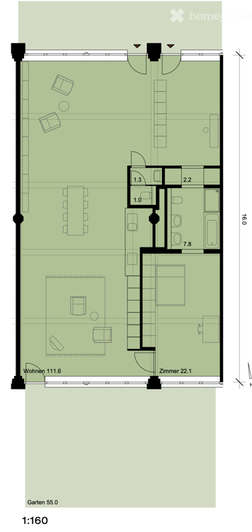 142 m² Loft in ehemaliger Schuhfabrik mit eigenem Garten | Nachmieter per 1. Dezember gesucht 15