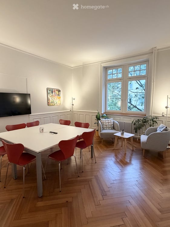 54.3m² stilvolle Büroräumlichkeiten an der Weinbergstrasse 102, 8006 Zürich 4