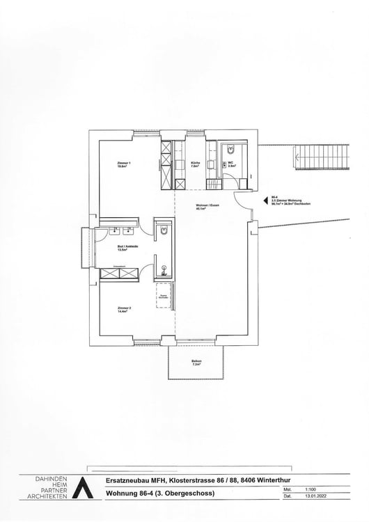 Moderne 3.5-Zimmer-Wohnung mit Balkon im Eichliacker-Quartier 11