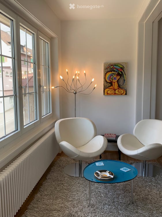 3–6 Monate - Helle möblierte 4-Zimmer-Wohnung mit Aussicht. 3