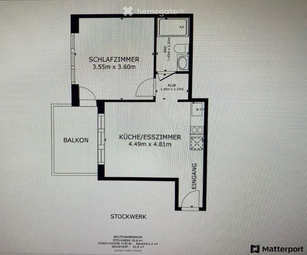 Charmante 2,5 Zimmer Wohnung mit Aussicht auf St. Gallen 13