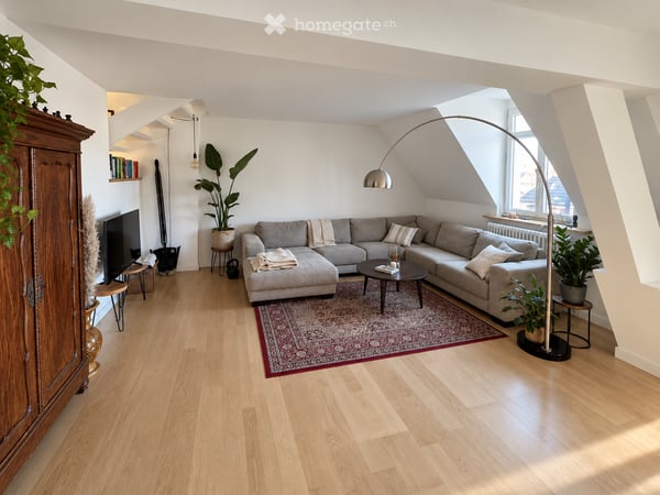 Duplex-/Maisonette-Wohnung zentral in Zürich mit Dachterrasse