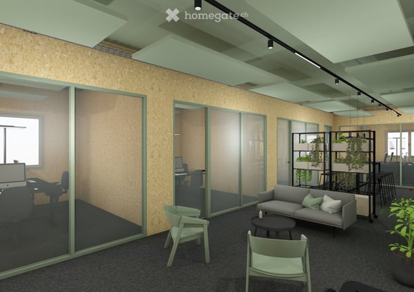 Modernes 3er Büro im EyaPark Visp 3