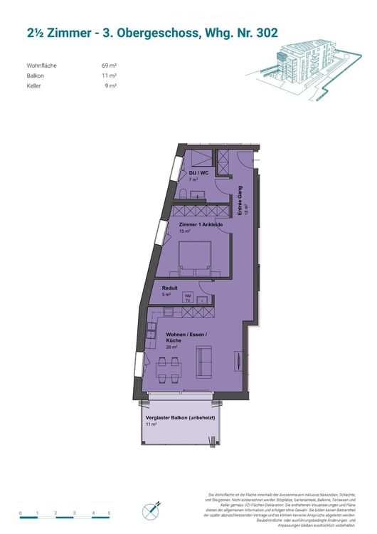 Erstvermietung: Moderne 2.5-Zimmer-Neubauwohnung an zentraler Lage in Affoltern am Albis 5