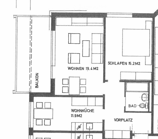 3.5-ZWG im 3.OG, in 8048 Zürich zu vermieten 5