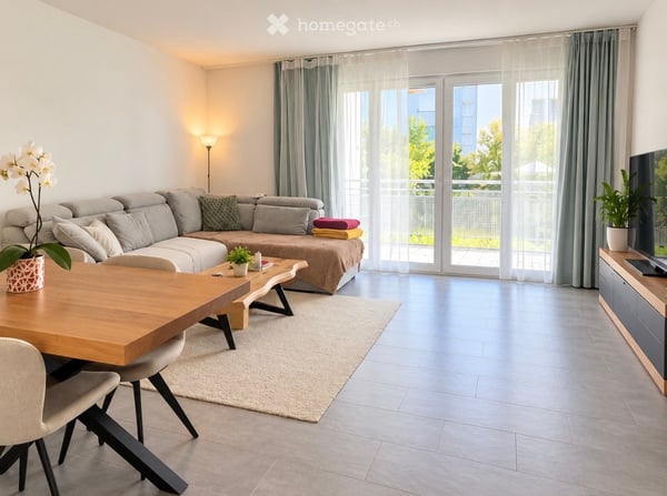 3,5 Wohnung in Kloten mit 2 Balkonen