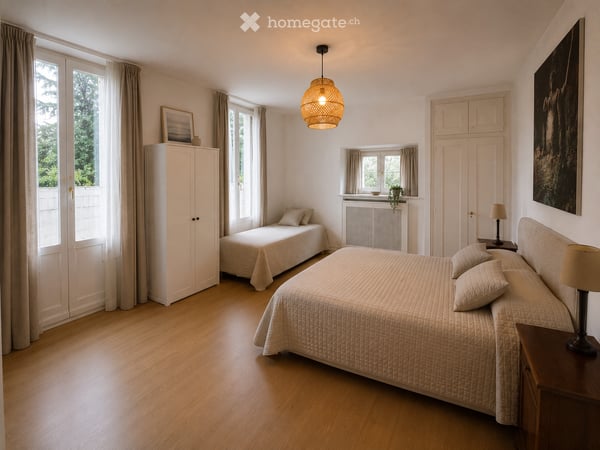 Duplex de charme de 154 m² meublé – vue Léman & Château de Chillon 5