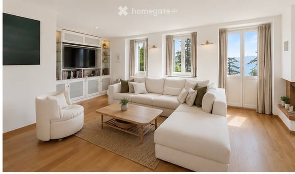 Duplex de charme de 154 m² meublé – vue Léman & Château de Chillon 2