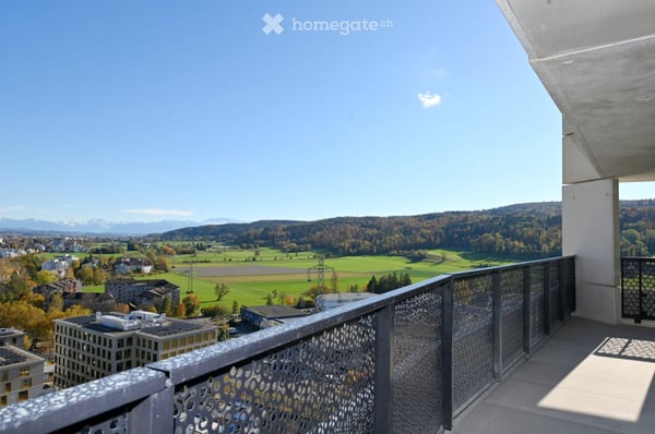 Sonnige 4.5-Zimmer-Wohnung im 18. Obergeschoss mit Süd-/Ostausrichtung | Three Point Dübendorf