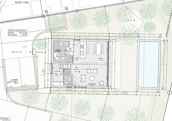 Nuova Casa unifamigliare Moderna in Vendita a Cademario – 6.5 Locali con Vista Panoramica e Piscina 12