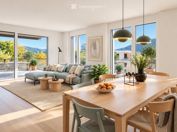 4.5-Zimmer-Attikawohnung in Suhr mit grosser Dachterrasse 2