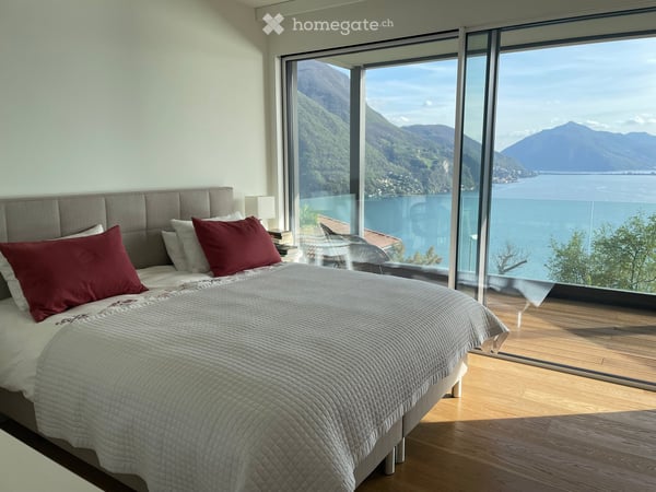 Ampio appartamento con grande terrazza e vista lago a Ruvigliana 6