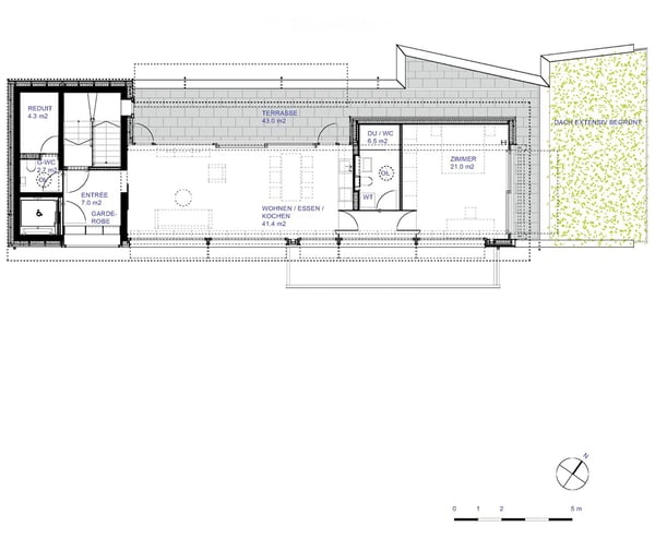 Wohnraum 119 m2, Loggia 30 m2, Raumhöhe 2.94 m, Terrazzo; CHF 1'528'000.- 7