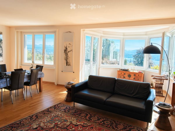 Apartment with breath-taking lake and mountain view on Zürichberg 2