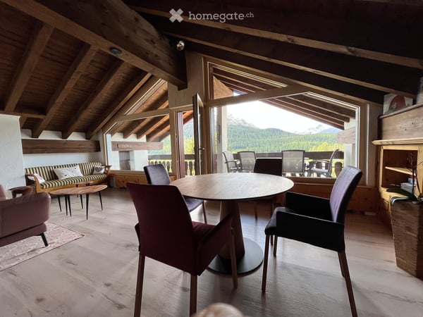 Einzigartige Dachwohnung Belvedere in Muragls/Pontresina 8