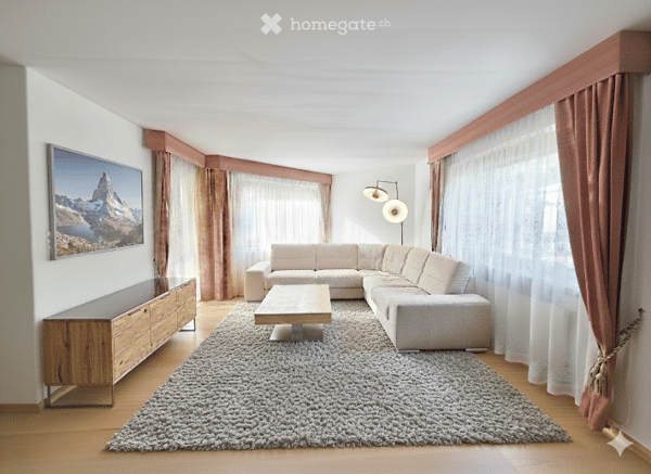 Ruhige 5,5-Zimmer-Wohnung an Toplage im Zentrum von Brig 2